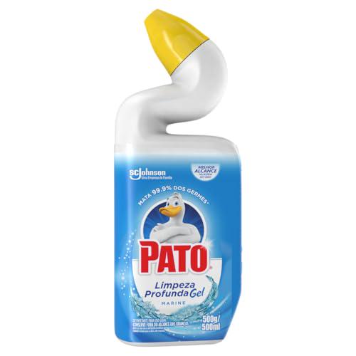 Pato Limpador Sanitário Gel Desinfetante Marine Limpeza Profunda 500ml