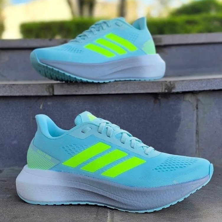 Tênis Adidas Boost Run Masculino Verde água