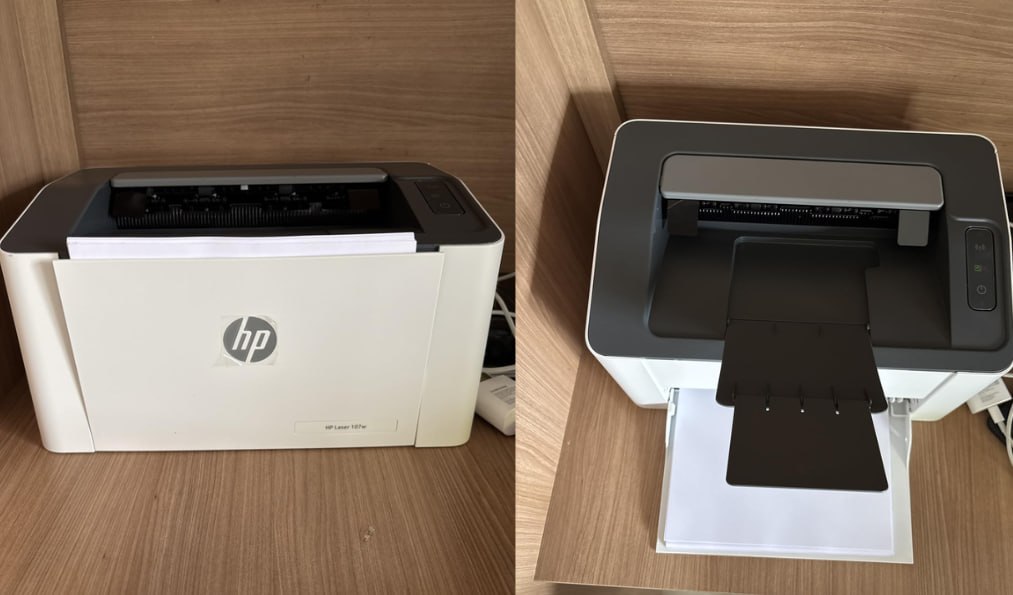 Impressora HP 107W Laser Monocromática USB e Wi-Fi 110V