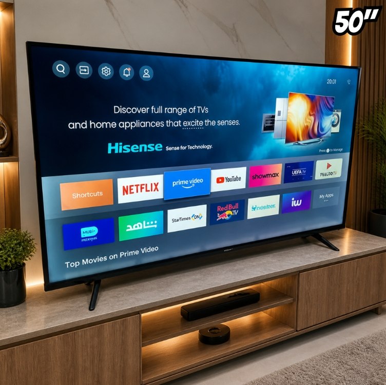 Hisense Smart TV 4K 50 Polegadas 50A6NV